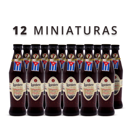 12 Miniaturas Elixir de Cuba